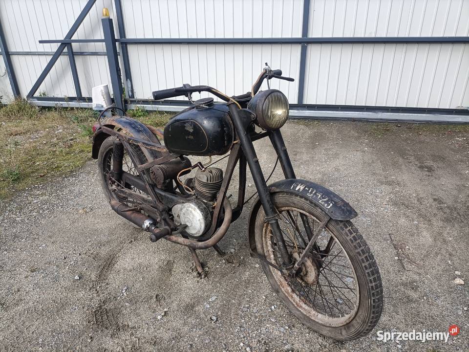WFM 125 CZARNA 1956r oryginalny stan kujawsko-pomorskie Padniewko
