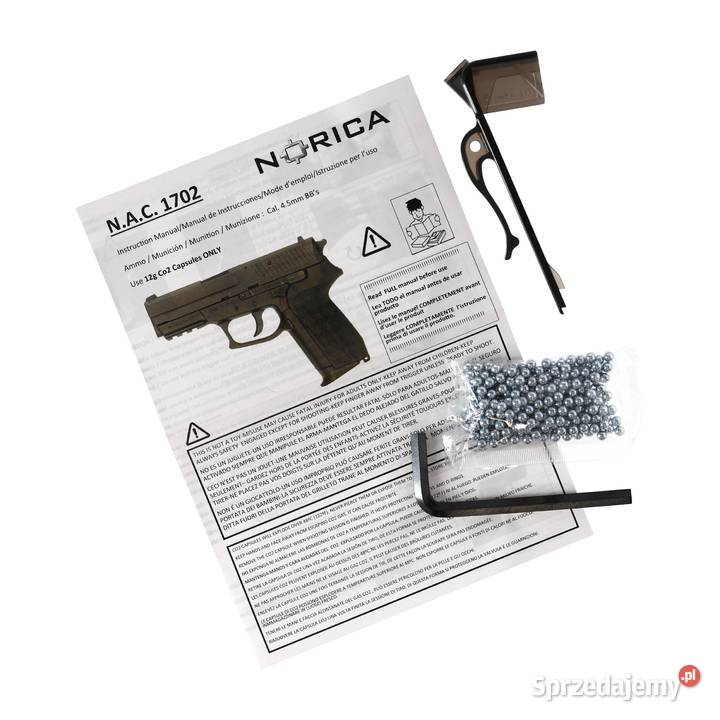 Pistolet wiatrówka Norica NAC 1702 45 mm BB CO2