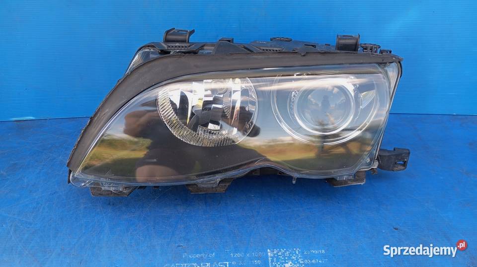 LAMPA LEWY PRZÓD EU XENON BMW E46 LIFT 2002 Lampy przednie Nowy Tomyśl sprzedam