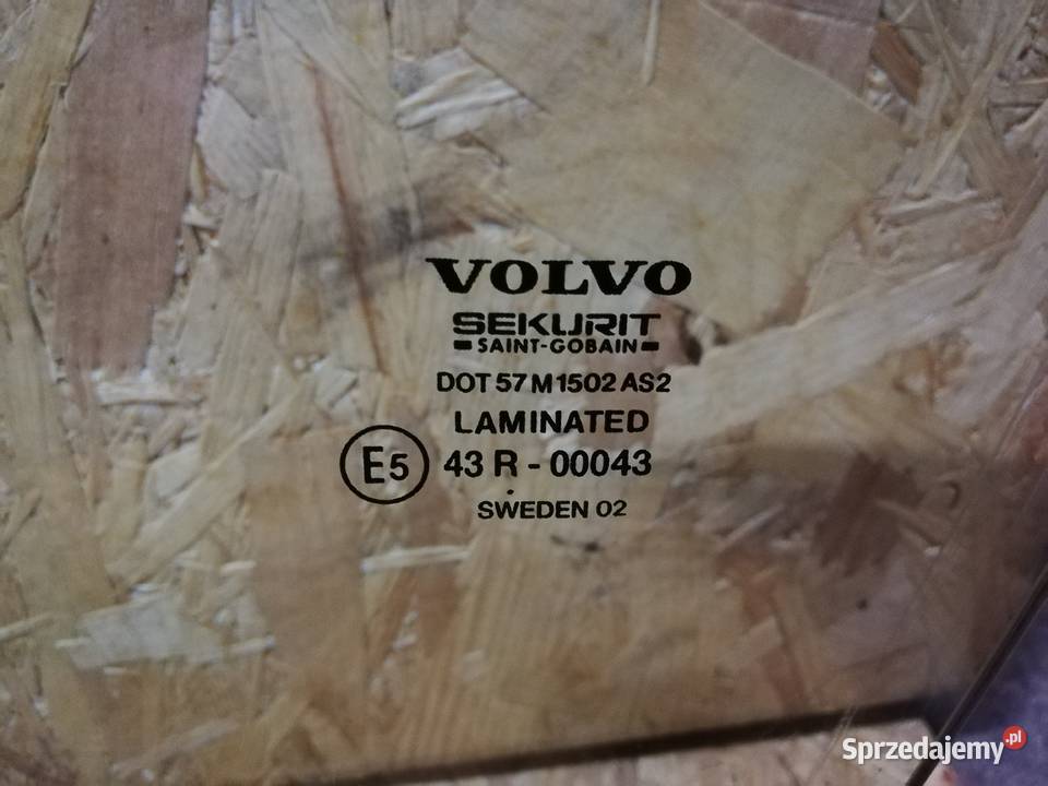Szyba podwójna klejona Laminated Volvo V70 xc70 Wąwolnica sprzedam