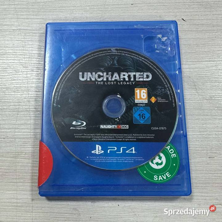 Gra na 4 Uncharted The Lost Legacy Elbląg sprzedam