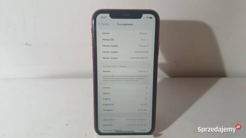 Smartfon Apple iPhone 11 464GB Katowice