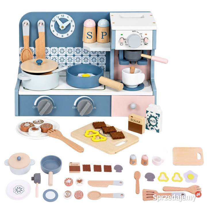 Drewniana mini kuchnia dzieci ECOTOYS z sprzedam
