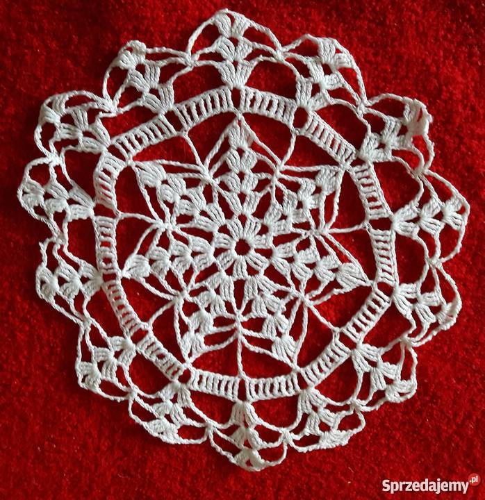 Serwetki ręcznie robione szydełkiem różne Wyposażenie wnętrz Warszawa sprzedam