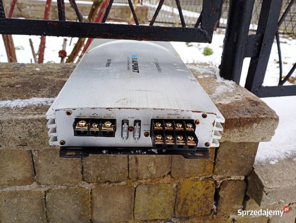 Wzmacniacz samochodowy 4 kanałowy Blaupunkt GTA Niegowonice