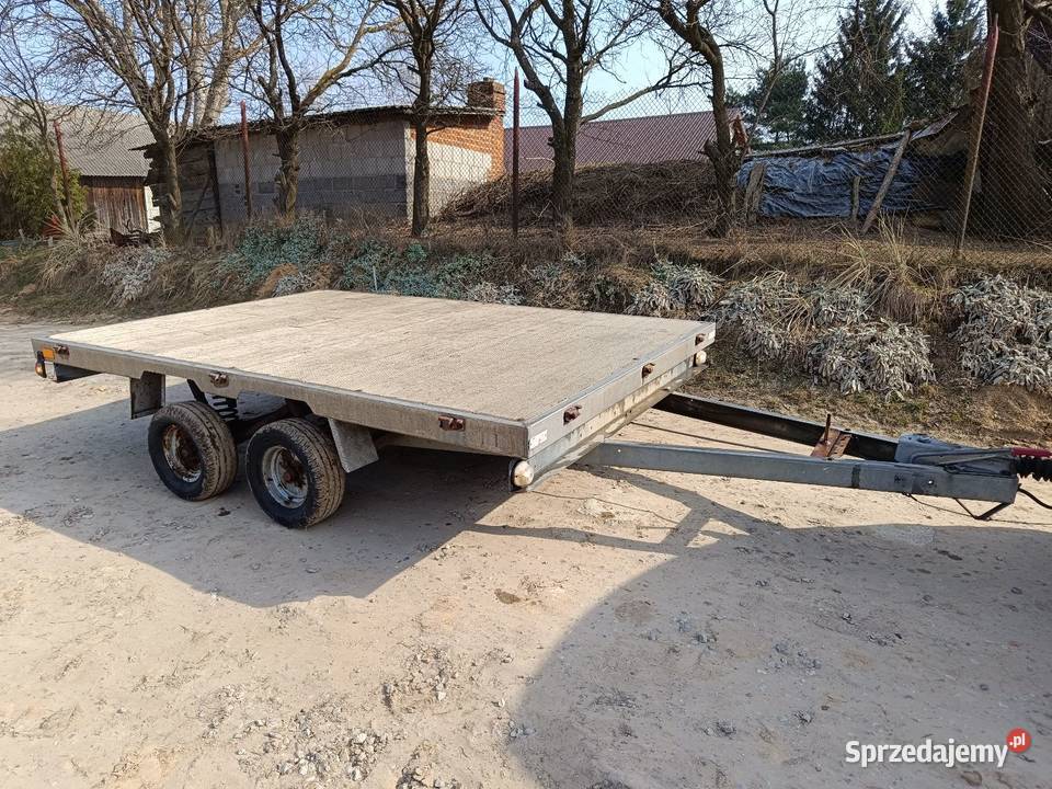 Przyczepka Przyczepa solidna mocna Mtz 1850mtg Skrzynia biegów Manualna Zamość
