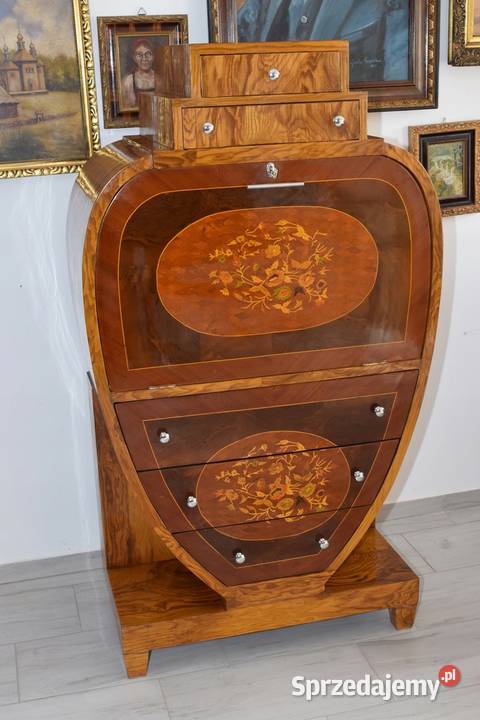 Sekretera Biedermeier Art Deco Sekretarzyk Kraków
