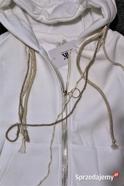 MMK funky bluza rozpinana biała damska z Warszawa