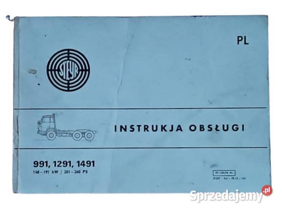 STEYR 991 1291 1491 Instrukcja obsługi Rzeszów