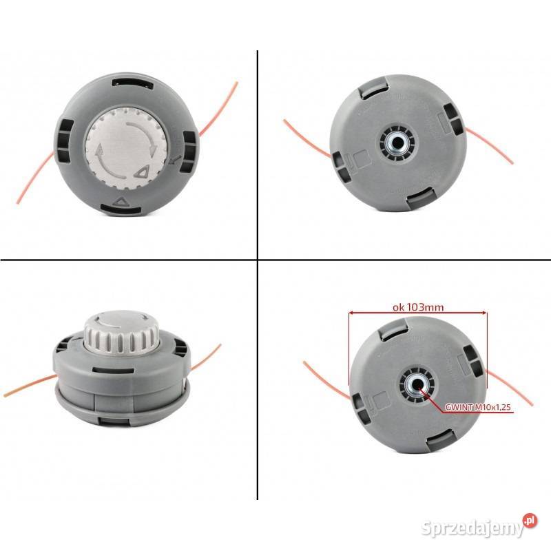 Głowica żyłkowa WZMACNIANA do NAC M10x125 T16 mazowieckie Ostrołęka