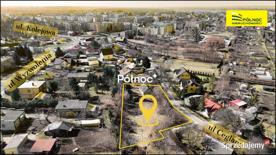 Widokowa działka z domem w centrum Hrubieszowa asfalt Hrubieszów