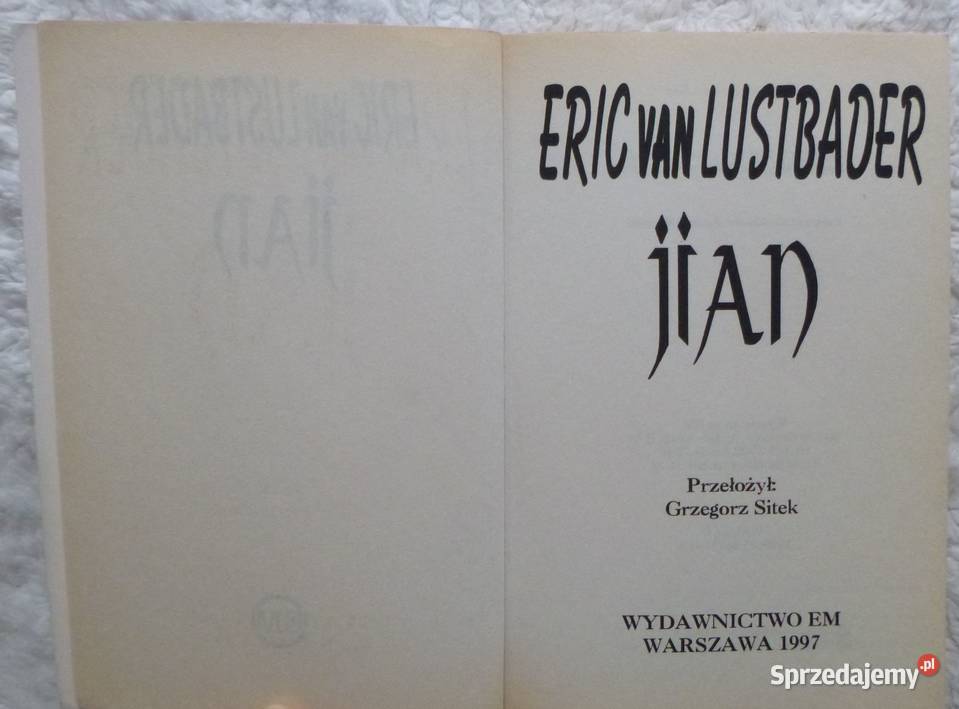 Jian Eric van Lustbader Warszawa sprzedam