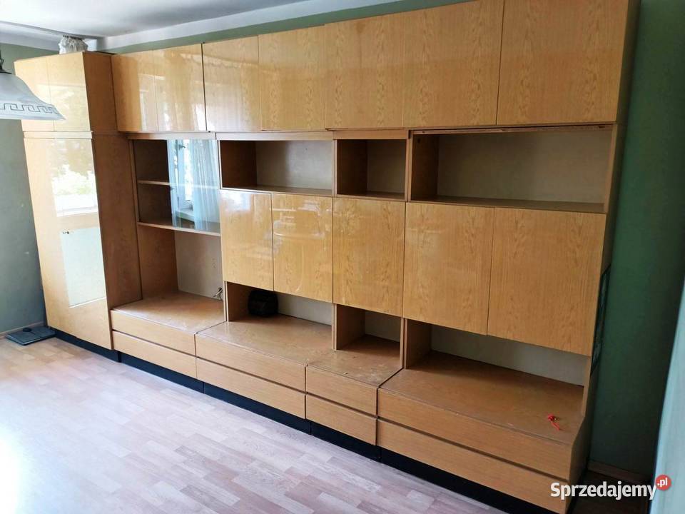 Meblościanka z PRLu 405cm Kraków sprzedam