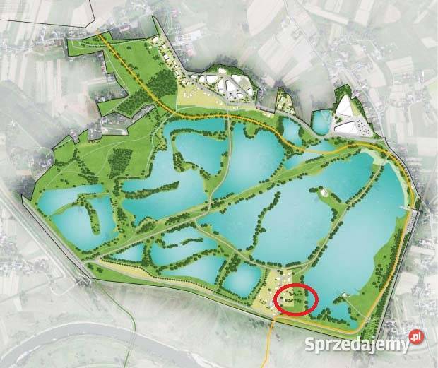 Działka budowlana z dostępem do kąpieliska woda Kraków