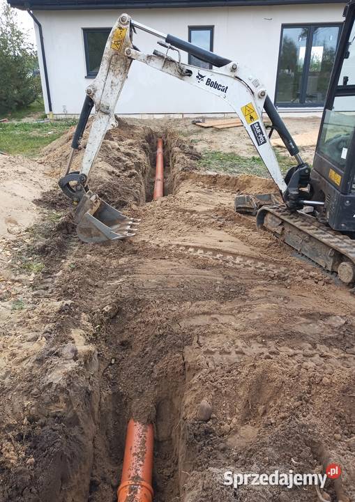 usługi minikoparką wykopy równanie instalacje Wykopy, roboty ziemne