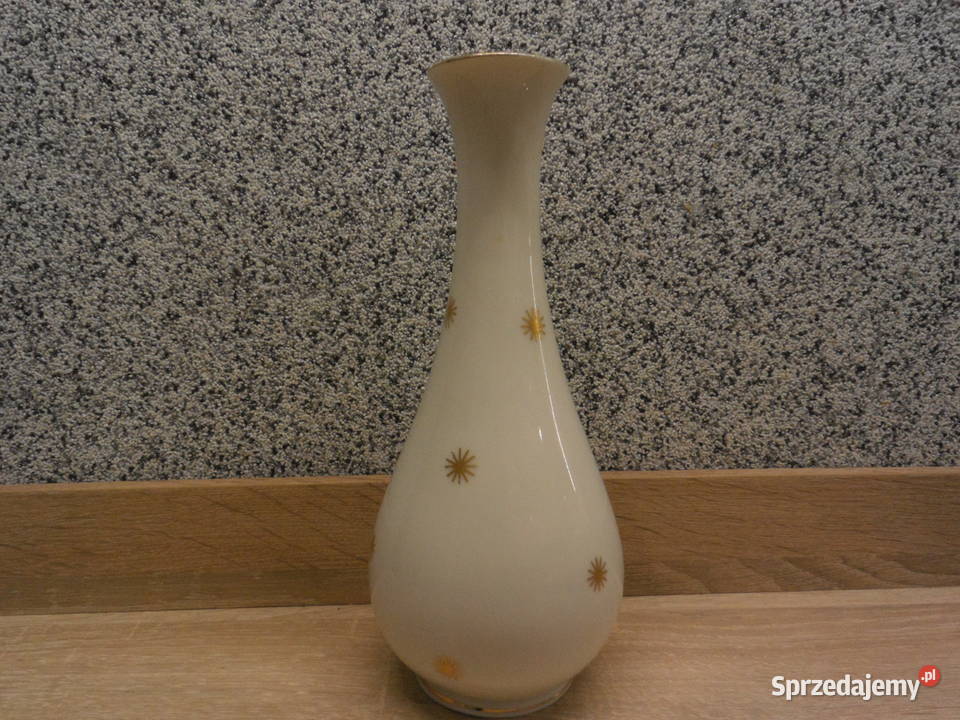 Wazon Kunstporzellan Niemcy lata 60 Porcelana i szkło wielkopolskie Raszków