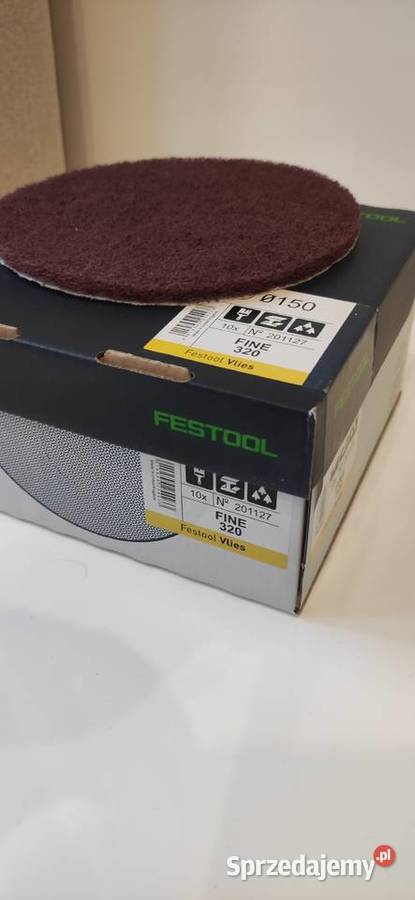 Arkusze ścierne z włókniny Vlies średnica D150 Warszawa