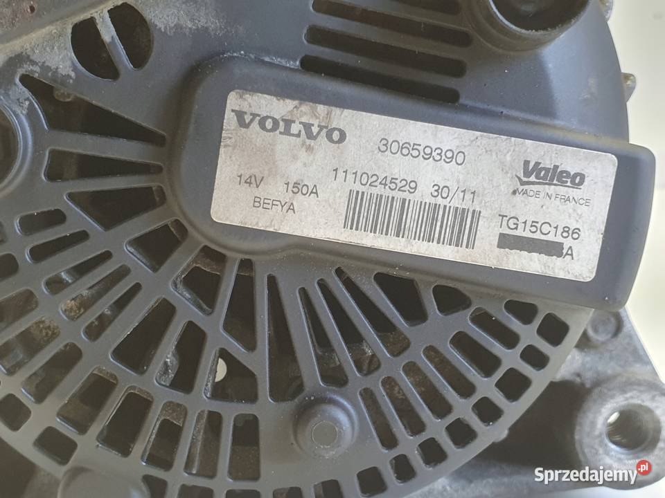 ALTERNATOR Volvo V70 III 16 D D2 valeo 30659390