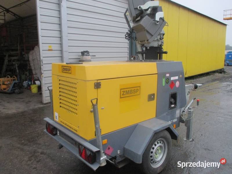 Maszt oświetleniowy generator Atlas Copco QLT nie Pleszew
