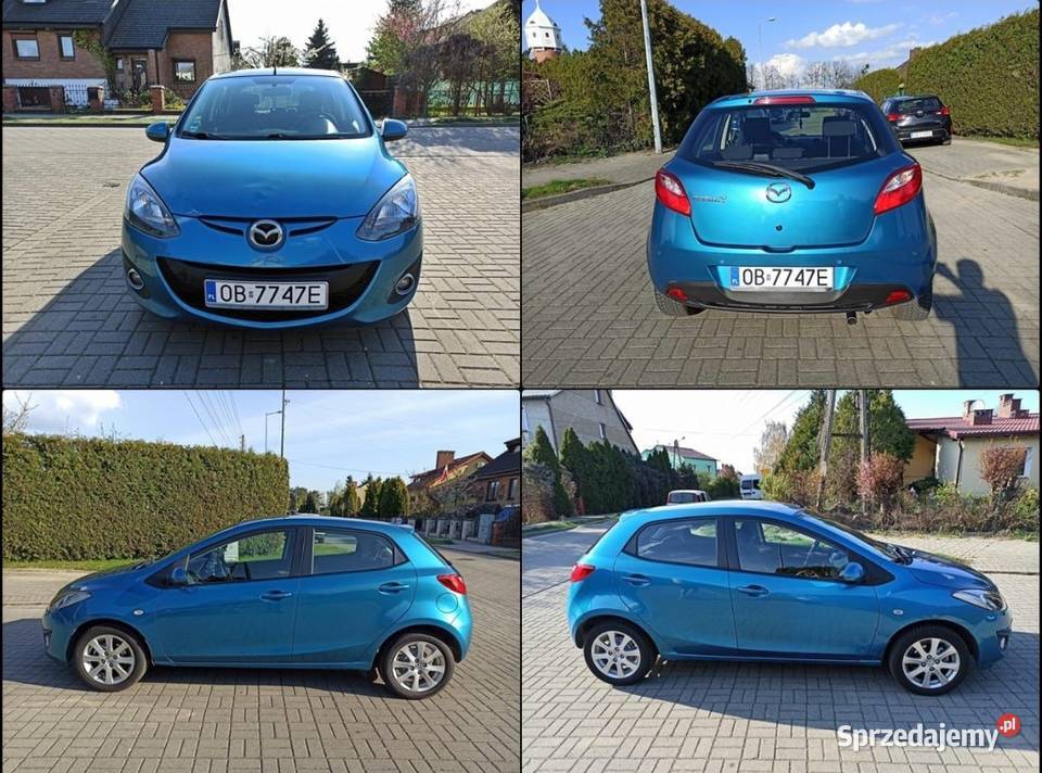 Mazda 2 I 13 I 75 I 2012 r opolskie Skarbimierz