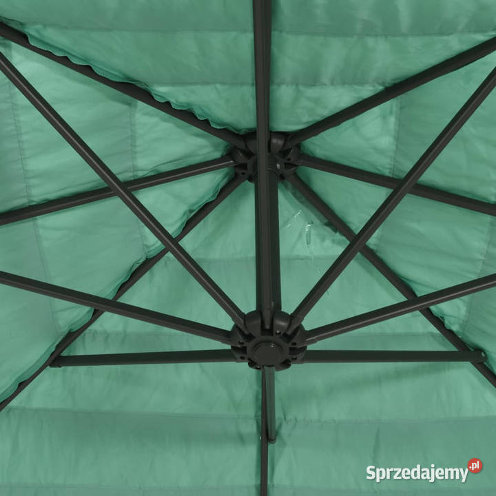 Parasol ogrodowy na stalowym słupku zielony Dom i Ogród mazowieckie Warszawa
