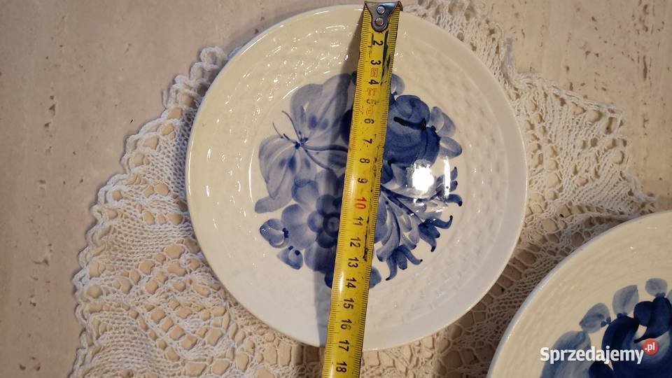 Talerze Fajans Włocławek kpl 4 sztuki Nakło nad Notecią