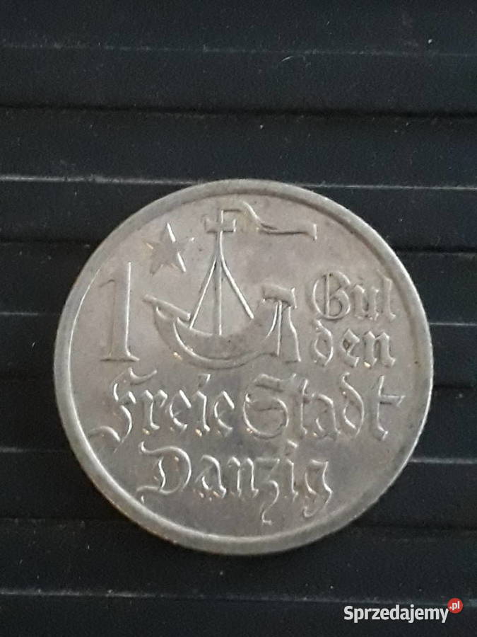 1 Gulden W M Gdańsk 1923 r 3 oryginał piękny Kolekcje Konin