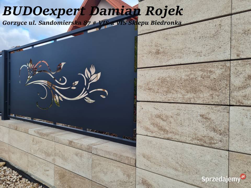 Nowoczesny bloczek na ogrodzenie Styrobud Fini Stalowa Wola sprzedam