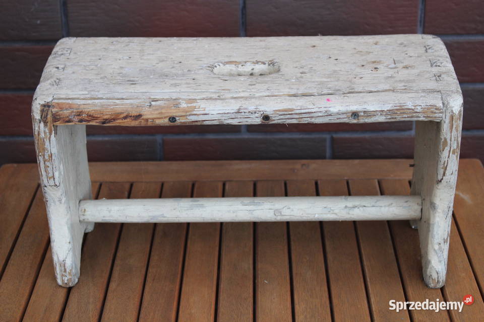 stary taboret zydel wiejski Kalisz