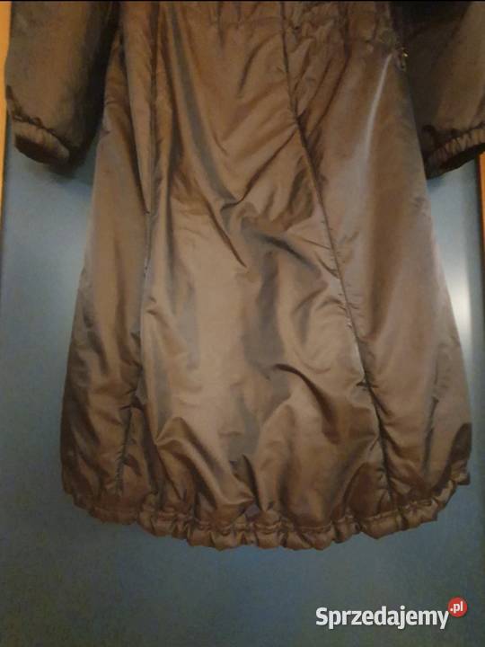 Damski płaszcz skafander z kapturem szykowny Bez wzoru lubelskie Lublin