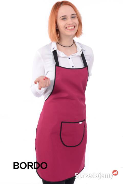 FARTUCH Biały czarny żółty zielony bordo Gdańsk