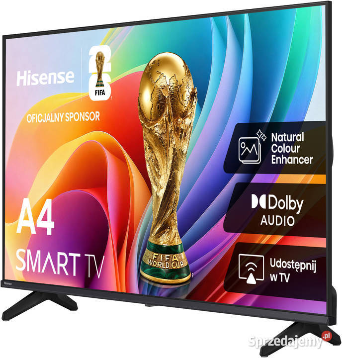 Hisense 32A4S telewizor 32 Smart TV HD Ready mazowieckie Warszawa
