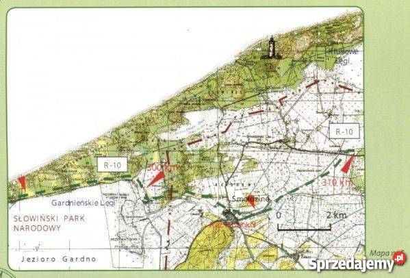 Nadmorski R10 szlak rowerowy Jezierzany Korlino Sławno