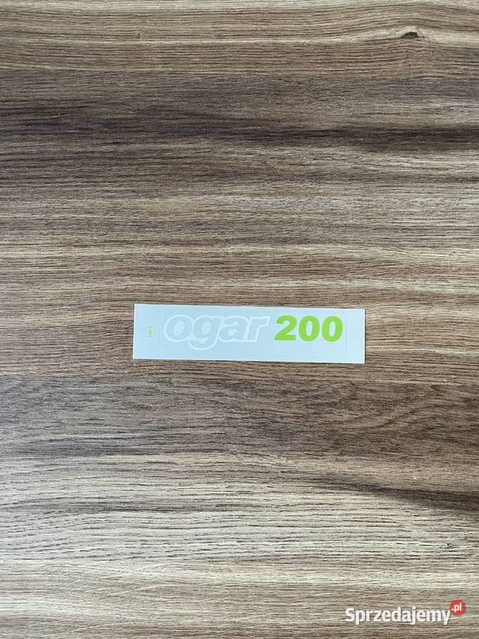 NOWA POLSKA naklejka zielona OGAR 200 romet Bielsko-Biała