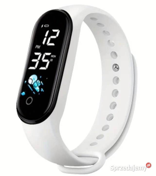 Biały smartband mazowieckie Radzymin