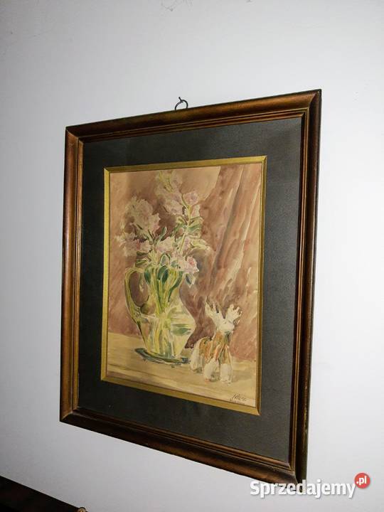 Akwarela przedwojenna Kraków sprzedam