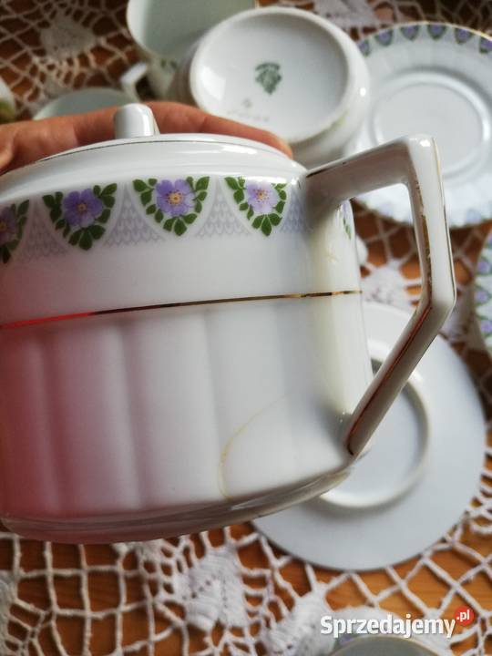 Zestaw starej sygnowanej porcelany Ropa sprzedam
