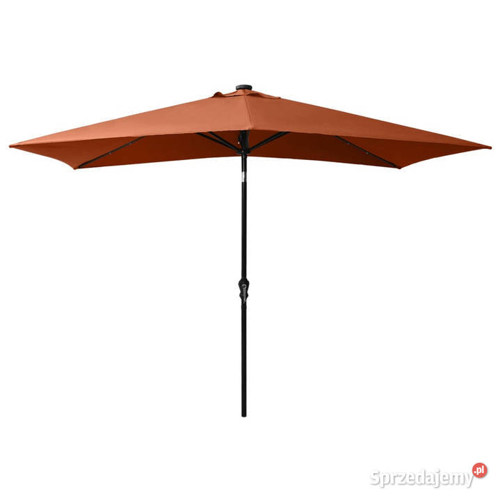 Parasol ogrodowy z LED i stalowym słupkiem mazowieckie Warszawa
