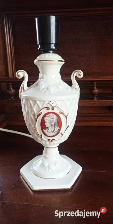 Lampka elektryczna Medalion Pporcelana pomorskie Gdańsk