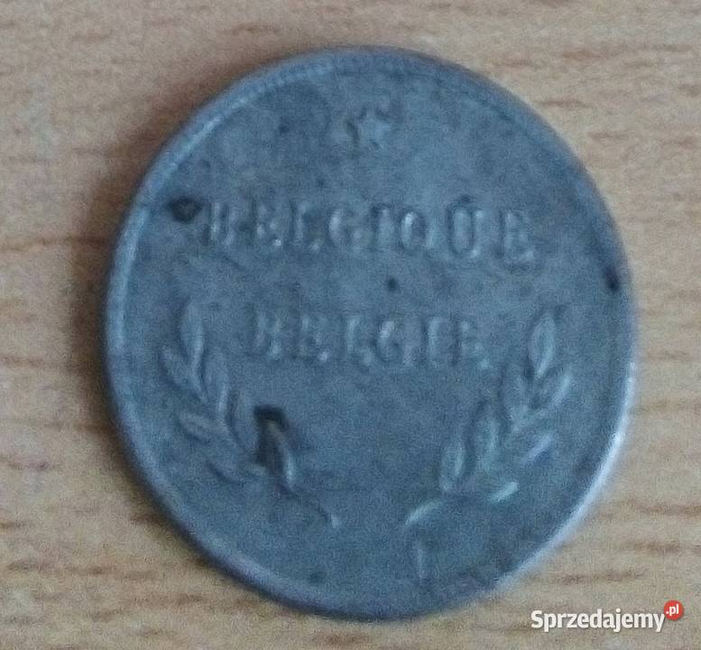 BELGIA 2 FRANKI1944 r STAL POKRYTA CYNKIEM KRÓL Legionowo