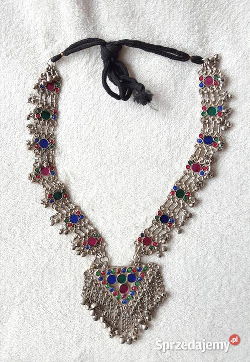 Duży naszyjnik mala afgański orient boho Szczecin sprzedam