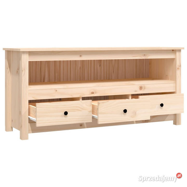 Szafka pod telewizor 114x35x52 lite drewno Warszawa