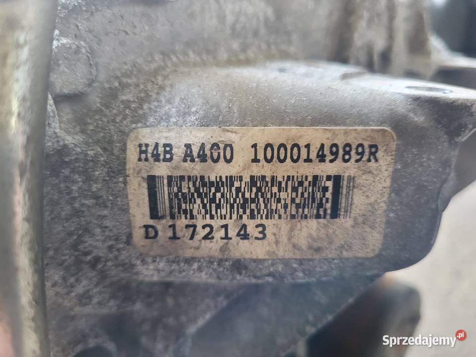 Silnik H4B A400 09 Tce Renault Dacia H4BA400 mazowieckie Przasnysz