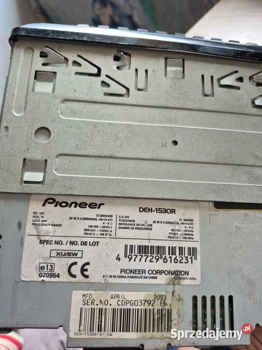 PIONEER deh1530r Radio samochodowe Łódź