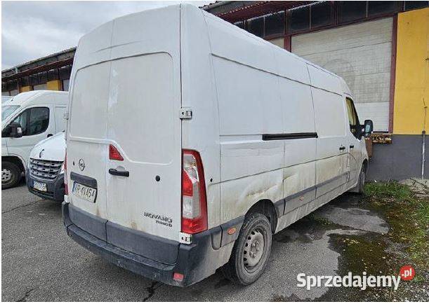 Syndyk sprzeda Opel Movano 2020 r nieuszkodzony Opel