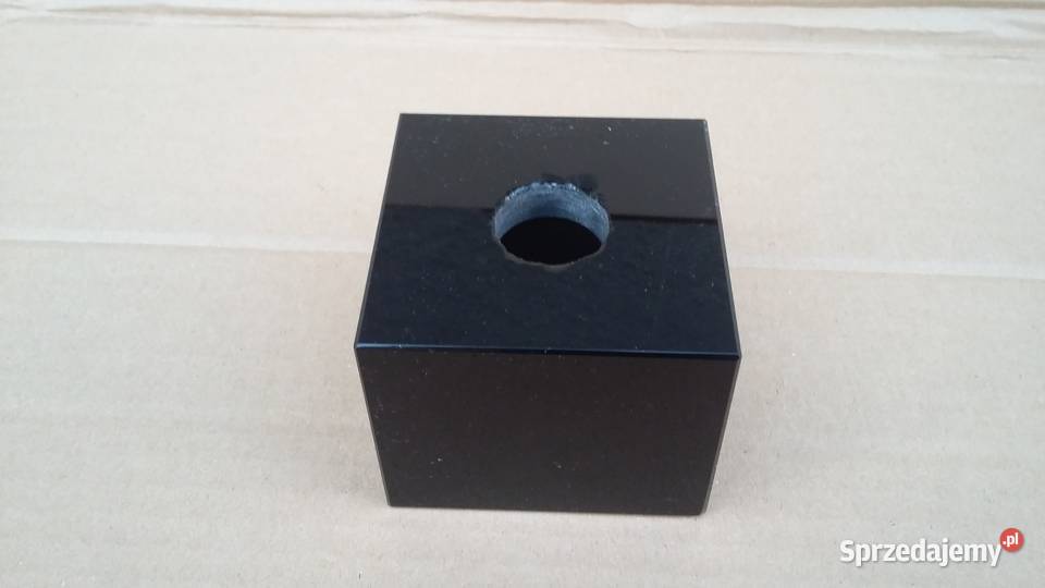 Klosz do lampy CZARNA KOSTKA szkło na oprawkę G9 mazowieckie Warszawa