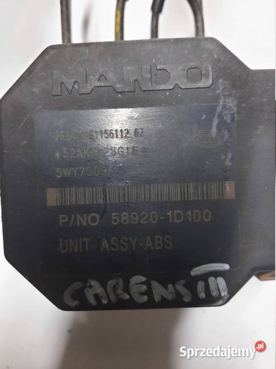 Kia Carens III sterownik pompa ABS 589201D100 Ksawerów