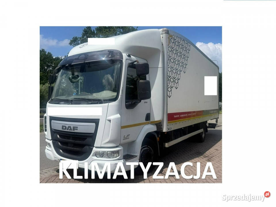 DAF LF 210 euro 6 kontener aerodynamiczny winda tempomat mazowieckie Góra Kalwaria