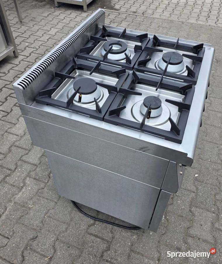 Kuchnia Gaz 4 Pal Piekarnik Elekt STALGAST M1582 Nowe Skalmierzyce