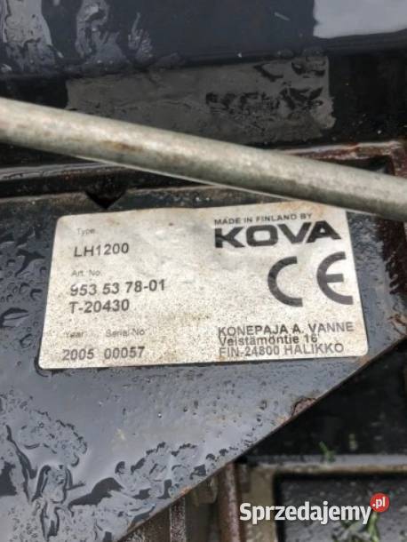 Szczotka zamiatarka Kova LH 1200 Husqvarna PF 21 śląskie sprzedam